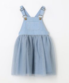 ANY KIDS チュール付き ジャンパースカート