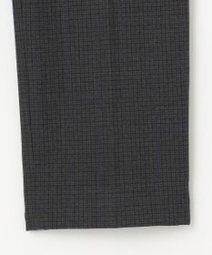 J.PRESS LADIES 【洗える】T/Rアルガンシルク チェック テーパード パンツ