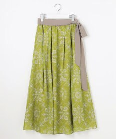 自由区 ロータスタイルプリント スカート