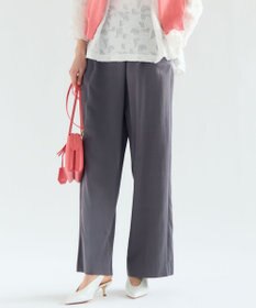 23区 S 【先行予約】ドレープツイル アシンメトリー ワイド パンツ