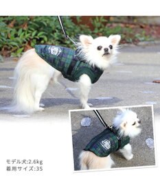 PET PARADISE J.PRESS アウター ハーネスベスト 《チェック柄》 小型犬