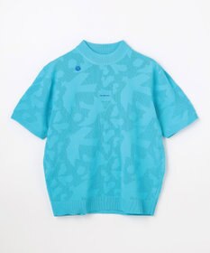 PW CIRCULUS 【MEN】ＤＯＶＥモチーフ ニットモックネック ゴルフ