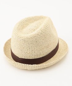 JOSEPH ABBOUD 【サイズ調整可】ラフィアメランジ ハット