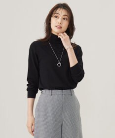 J.PRESS LADIES 【ご好評につき新色追加！・WEB限定カラーあり・洗える】PRINCE タートルネック ニット ブラック系