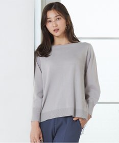 ANY SIS 【WEB・一部店舗限定】バックチュールコンビ ニット