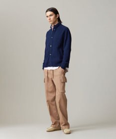 J.PRESS MEN 【KING SIZE】【Cash Lamb’s Wool】ハイネックケーブルカーディガンニット