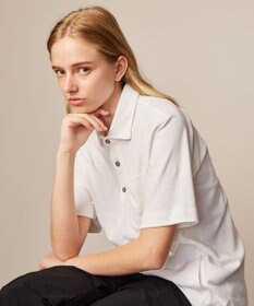 JOSEPH ABBOUD MOUNTAIN 【吸水速乾・男女兼用】カモフラジャガードポロシャツ