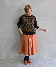 muuc 〈遠州織物で織られた上質なコットン生地〉フレンチスリーブのシャツワンピース