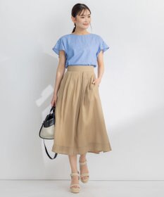 組曲 S エンブロイダリーレースフレンチスリーブ ブラウス