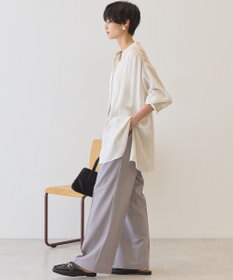 AMERICAN HOLIC 楊柳バンドカラーシャツ