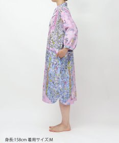 tsumori chisato SLEEP ツモリチサト ワンピース 綿100%(本体) サテン 8分袖 長袖 ロング丈 レディース UNX207/ワコール