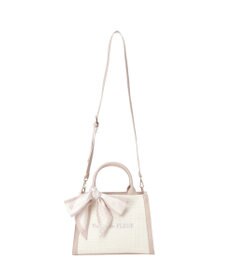 Maison de FLEUR スカーフ付きツイード2Wayバッグ