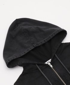 WEGO ヴィンテージウォッシュロゴ半袖パーカー