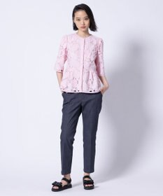 TOCCA 【洗える】SCALLOP DENIM パンツ