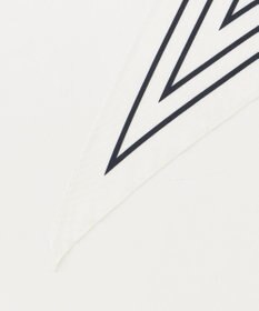 J.PRESS LADIES ストライプ プリント 剣先 スカーフ