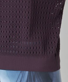 Chacott Chacott BALANCE【ノーソイングニット】メッシュニット半袖プルオーバー