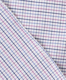 J.PRESS MEN 【WEB・一部店舗限定】オックスフォードトリプルカラーチェック 半袖シャツ/B.D