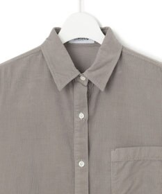 23区 S 【洗える】コットン コーデュロイ ブラウス