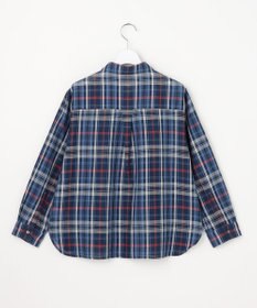 J.PRESS LADIES コットンリネン Light マドラスチェック シャツ