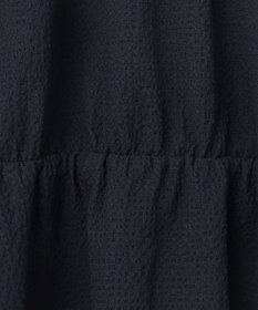 Feroux 【洗える】パフスリーブチュニック ブラウス