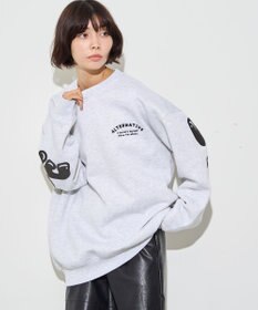 WEGO 【ユニセックス着用ITEM】ストレートラインロゴグラフィックプルオーバー