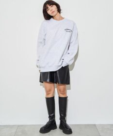 WEGO 【ユニセックス着用ITEM】ストレートラインロゴグラフィックプルオーバー