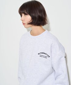 WEGO 【ユニセックス着用ITEM】ストレートラインロゴグラフィックプルオーバー