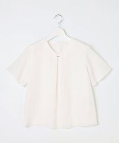 J.PRESS LADIES L 【イージーケア】シアーストライプ カットソー