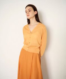 GRACE CONTINENTAL ラインVネックニットカーディガン