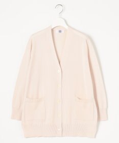 J.PRESS LADIES 【洗える】 Co/Peライト Vネック ロング カーディガン