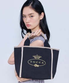 TOCCA BOW BRIDGE CANVAS TOTE トートバッグ【星風まどかさん着用】
