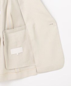 自由区 【カタログ掲載・人気素材・デザインリニューアル・セットアップ対応】リネンライクシンセティックテーラード ジャケット