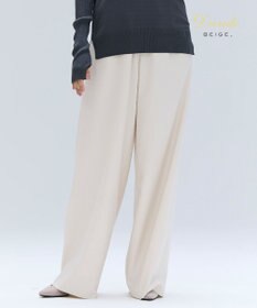 BEIGE， 【セットアップ対応】CORBY / ウールイージーワイドパンツ