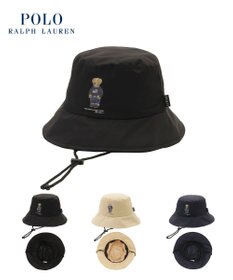 MOONBAT 【WEB限定】POLO RALPH LAUREN（ポロ ラルフ ローレン）遮光 レインハット  FLAG BEAR ポロベア