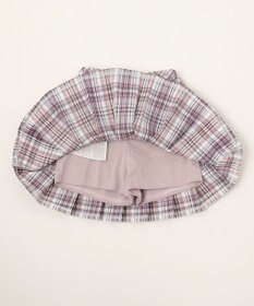 ANY KIDS チェック ガーリー スカパン