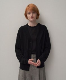ATON HIGH TWIST COTTON | Ｖネックニットカーディガン