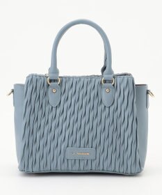 LA BAGAGERIE ランダムプリーツ2WAYハンドバッグ