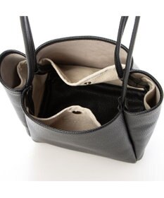 UNBILLION カシュカシュ cachecache / シュリンク合皮ワンハンドル手提げ