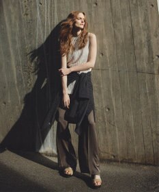 uncrave ラミーリネンニット タンクトップ