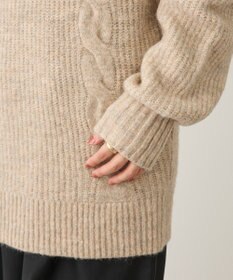 CRAFT STANDARD BOUTIQUE ハーフジップローゲージニットチュニック