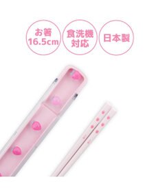 Mother garden マザーガーデン 野いちご お箸＆スライドケース 《レトロストロベリー柄》