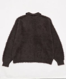 WEGO 【ユニセックス着用ITEM】フェザーニットボタンシャツ