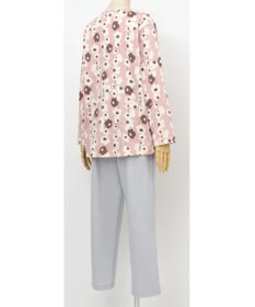 Wing パジャマ 【「plune.」(プルーン）コラボ】 長袖 長ズボン 綿100％ スムース素材 ゆったりシルエット かぶりタイプ 丸首 ルームウェア レディース EP5062 ウイング／ワコール