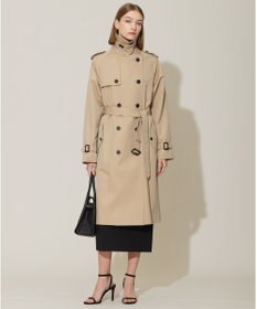 ICB L 【撥水加工】ＴＣシャンブレーツイル トレンチコート