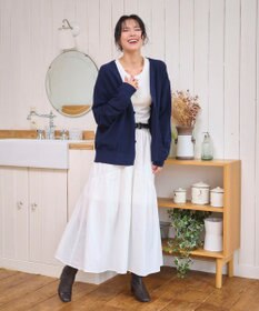 WEGO 【WEB限定/2025年秋冬新作//洗濯可/MLサイズ展開/ユニセックス着用ITEM】ドロップショルダーカーディガン