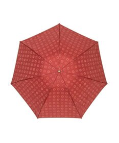 MOONBAT LANVIN en Bleu 折りたたみ傘 ジャカード×パイピング 簡単開閉 大きめ55cm