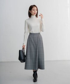 ANY 【ウエストゴム】ラップ風ガウチョパンツ