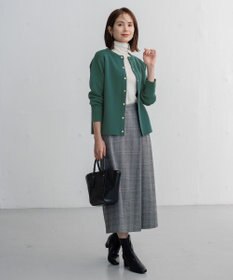 ANY 【ウエストゴム】ラップ風ガウチョパンツ