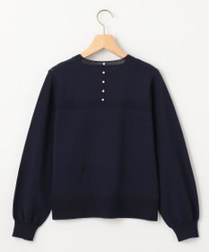 組曲 S 透かし柄 ニットプルオーバー