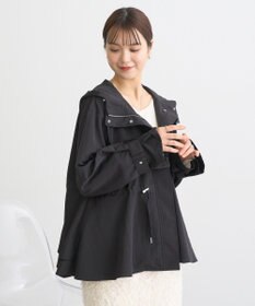 earth music&ecology ドロストペプラムマウンテンパーカー